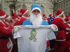 Tom does the Santa Dash!